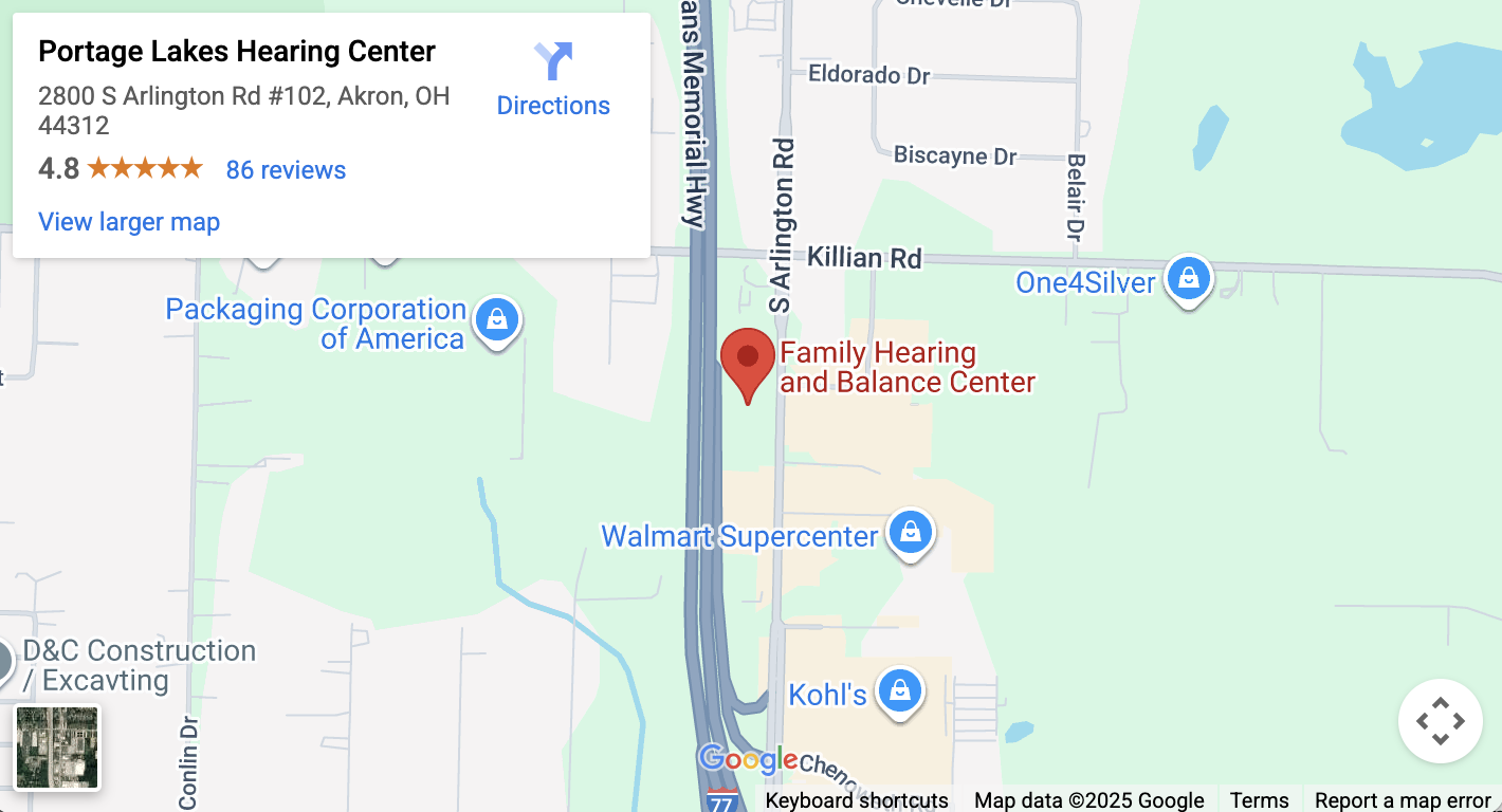 Portage Lakes Hearing Center in Akron OH